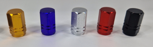 4x verschiedene Farben Aluminium Ventilkappen Ventildeckel Alu Reifen Ventil Pkw Auto KFZ Motorrad Fahrrad Rad