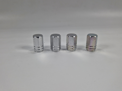 4x verschiedene Farben Aluminium Ventilkappen Ventildeckel Alu Reifen Ventil Pkw Auto KFZ Motorrad Fahrrad Rad