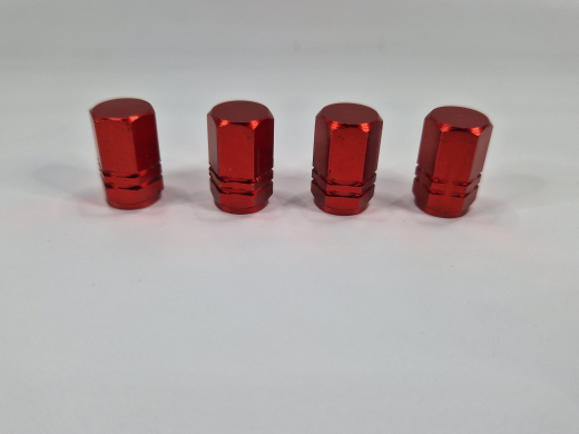 4x verschiedene Farben Aluminium Ventilkappen Ventildeckel Alu Reifen Ventil Pkw Auto KFZ Motorrad Fahrrad Rad