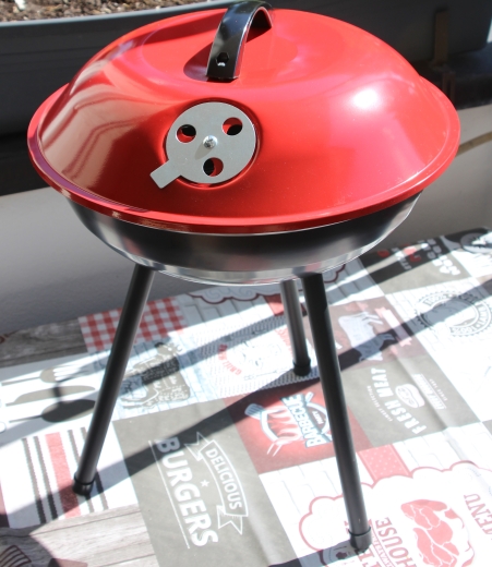 Micro BBQ Kugelgrill – Tischgrill & Campinggrill – 40 × 40 cm