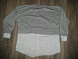 Milan Kiss Sweatshirt Weiss-Grau Gr. M