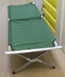 Faltbares Feldbett 195 × 65 cm – Aluminium – bis 150 kg – inkl. Tragetasche