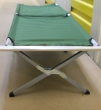 Faltbares Feldbett 195 × 65 cm – Aluminium – bis 150 kg – inkl. Tragetasche