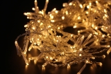 LED Lichtervorhang 192 LEDs – Weiß & Warmweiß – IP44 – Innen & Außen