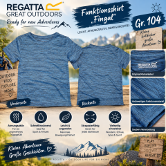 Regatta Funktionsshirt „Fingal“ – Blau – Größe 104