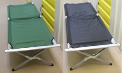Faltbares Feldbett 195 × 65 cm – Aluminium – bis 150 kg – inkl. Tragetasche